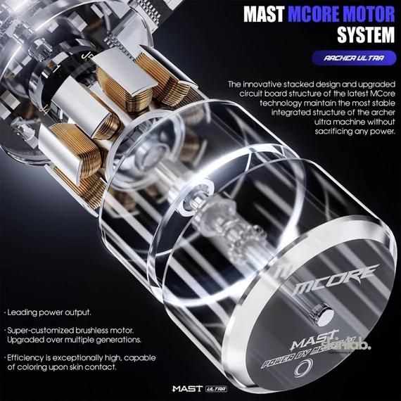Mast Archer Ultra Smart vezeték nélküli tetoválógép - Bluetooth verzió